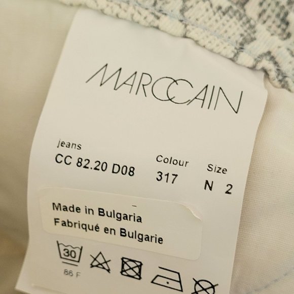 Marc Cain Snakeskin Print Jeans (Size N. 2) US 6 - Picture 9 of 10